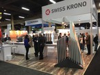 The SWISS KRONO stand at SURFACE 2017 in Las Vegas